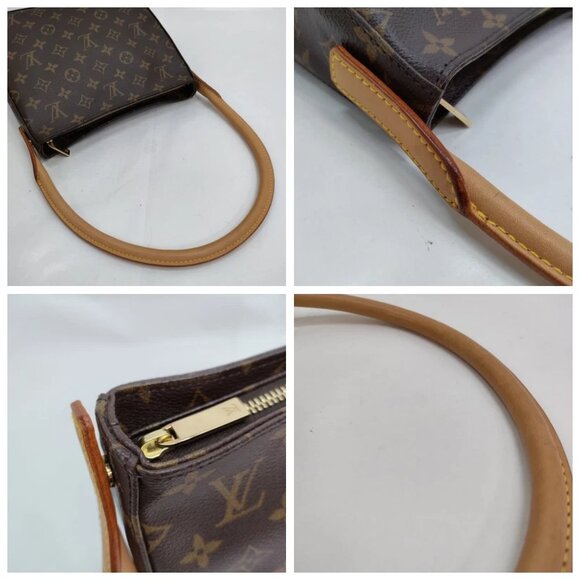 Louis Vuitton LV Shoulder Bag Looping MM Brown Monogram 850-080925 - Picture 7 of 13